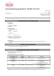 Sicherheitsdatenblatt Loctite Â® 270 - REYHER