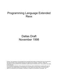 Word Pro - DALLAS.LWP - The Rexx Language Association