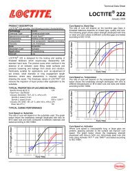 Technical data sheet Loctite Â® 222 - REYHER