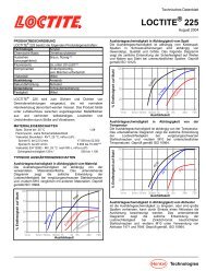 Technisches Datenblatt Loctite Â® 225 - REYHER