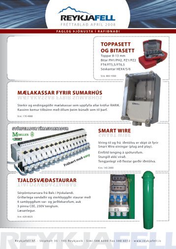 mÃ¦lakassar fyrir sumarhÃºs mÃ¦lakassar fyrir sumarhÃºs ... - Reykjafell