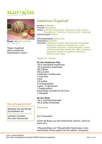 Druckversion (PDF) - Rezeptwiese