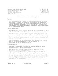 Internet Architecture Board (IAB) L. Daigle, Ed. Request ... - RFC Editor