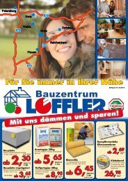 Bauzentrum Beilage - Oktober 2012 - Baustoffe Gebr. Löffler GmbH