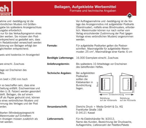 Huss - rfe/eh ELEKTROHÄNDLER