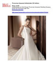 Pronovias Amposta Hellobridals 323 dollars