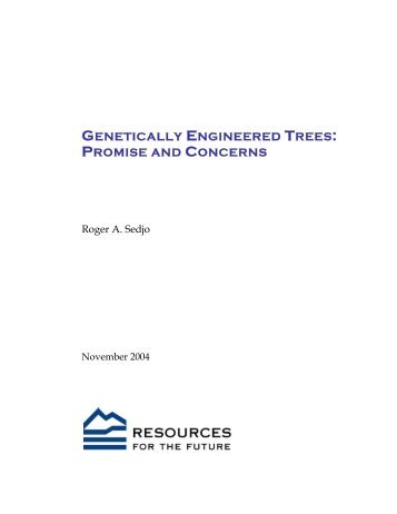 Genetically Engineered Trees: Promise and Concerns