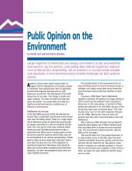 Public Opinion on the Environment - Resources for the Future