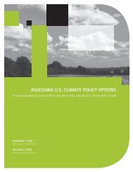 assessing us climate policy options - Resources for the Future