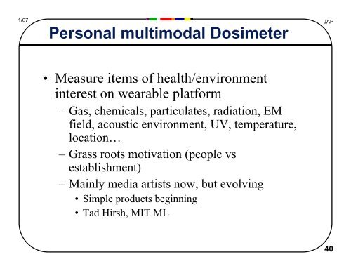 Human Sensing