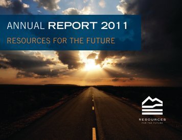 Resources for the Future Annual Report 2011