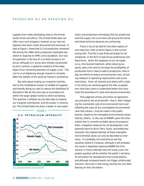 Resources: Summer 2002; Issue 148 - Resources for the Future