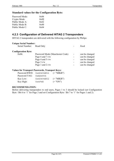 TAGnology_TAGid -125kHz_Protocol.pdf - RFID Webshop