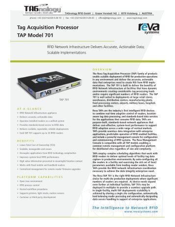 Tag Acquisition Processor TAP Model 701 - RFID Webshop