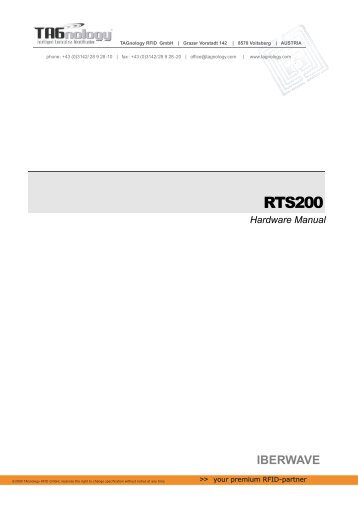 RTS200 - RFID Webshop
