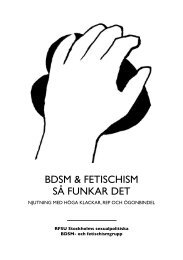 BDSM & FETISCHISM SÃ¥ Funkar DET - RFSU