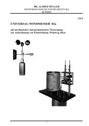 214-0 Universal-Windmesser - Meteorologische Instrumente KG