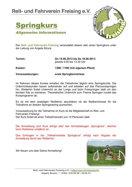 Infoaushang - Rfv-freising.de