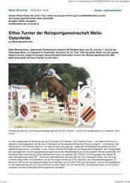 Meller Kreisblatt 21.06.12 - Reitgemeinschaft Melle - Ostenfelde