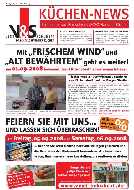 KÃœCHEN-NEWS - Remscheid General-Anzeiger