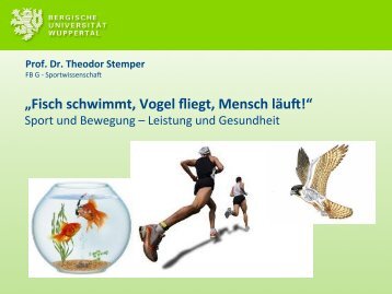 Vortrag von Professor Dr. Theodor Stemper