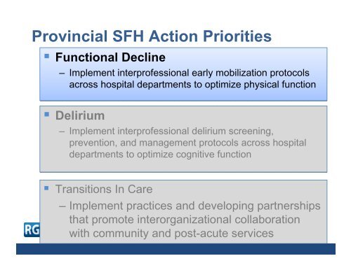 Senior Friendly Strategy in Ontario - Let's MOVE ON - Regional ...