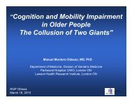 âCognition and Mobility Impairment in Older People The Collusion of ...