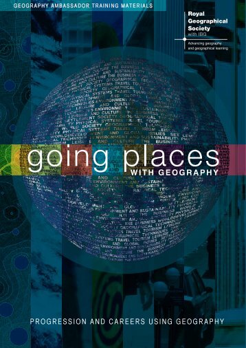 Going Places with Geography (PDF) - Royal Geographical Society