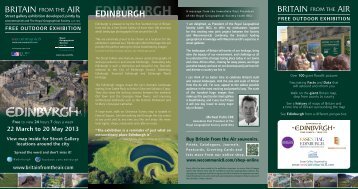 Britain from the Air Edinburgh flier - Royal Geographical Society