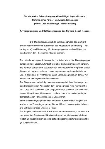 Konzept der Schleusengruppe des Gerhard Bosch Hauses - RGST