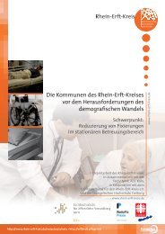 Projektstudium 2011/2012 - Rhein-Erft-Kreis