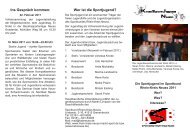 Aktionsflyer 2011 - Rhein-Kreis Neuss