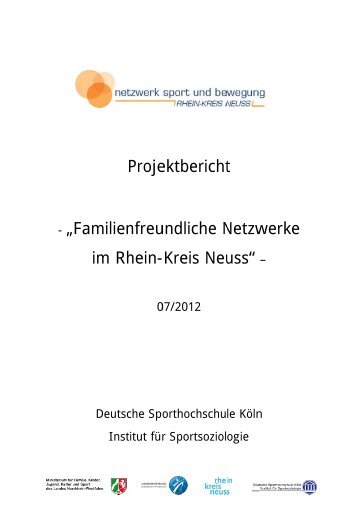 Sport und Bewegung - Rhein-Kreis Neuss