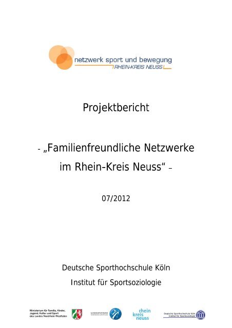 Sport und Bewegung - Rhein-Kreis Neuss