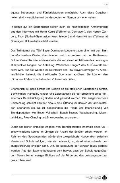 Masterplan Leistungssport - Rhein-Kreis Neuss