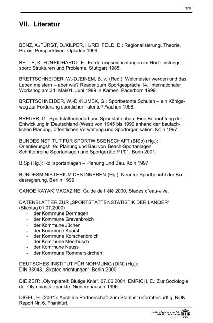 Masterplan Leistungssport - Rhein-Kreis Neuss