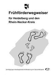 FrÃ¼hfÃ¶rderwegweiser - Rhein-Neckar-Kreis