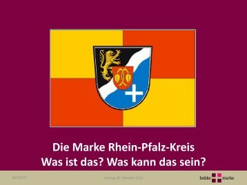 von Herrn Dr. Justus Bobke - Rhein-Pfalz-Kreis