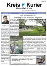 Badespaß in Maxdorf beginnt - Rhein-Pfalz-Kreis