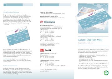 SozialTicket DÃ¼sseldorf - Rheinbahn