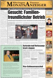 Ausgabe 32 (Dezember 2004) - Rheingau-Taunus-Monatsanzeiger