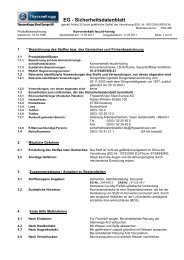 Sicherheitsdatenblatt Konverterkalk - Rheinkalk KDI
