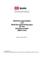 BefÃ¶rderungsentgelte und BefÃ¶rderungsbedingungen - Bahn.de