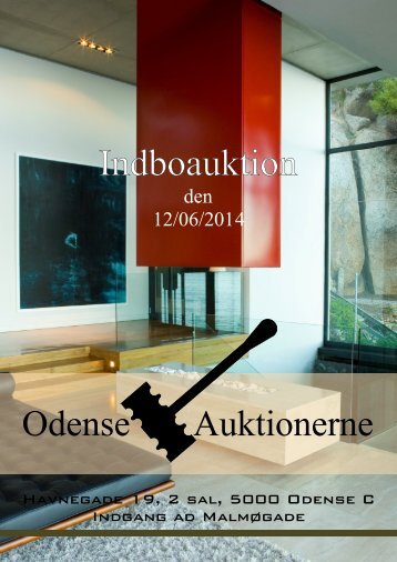 Auktion – Indboauktion – Odense Auktionerne – Katalog