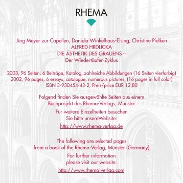 PDF with selected original pages from the book - Rhema â Verlag