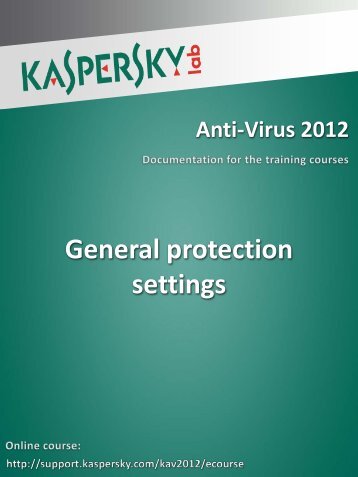General protection settings - Kaspersky Lab