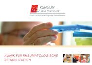 Klinik fÃ¼r Rheumatologische Rehabilitation - Klinikum Bad Bramstedt