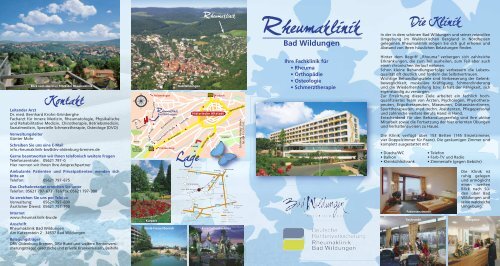 Klinikprospekt [Format: PDF, 99KB] - Rheumaklinik Bad Wildungen