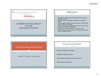 Infusion Reactions - American College of Rheumatology