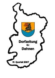 Dorfzeitung Dorfzeitung Dahnen - Ortsgemeinde Dahnen